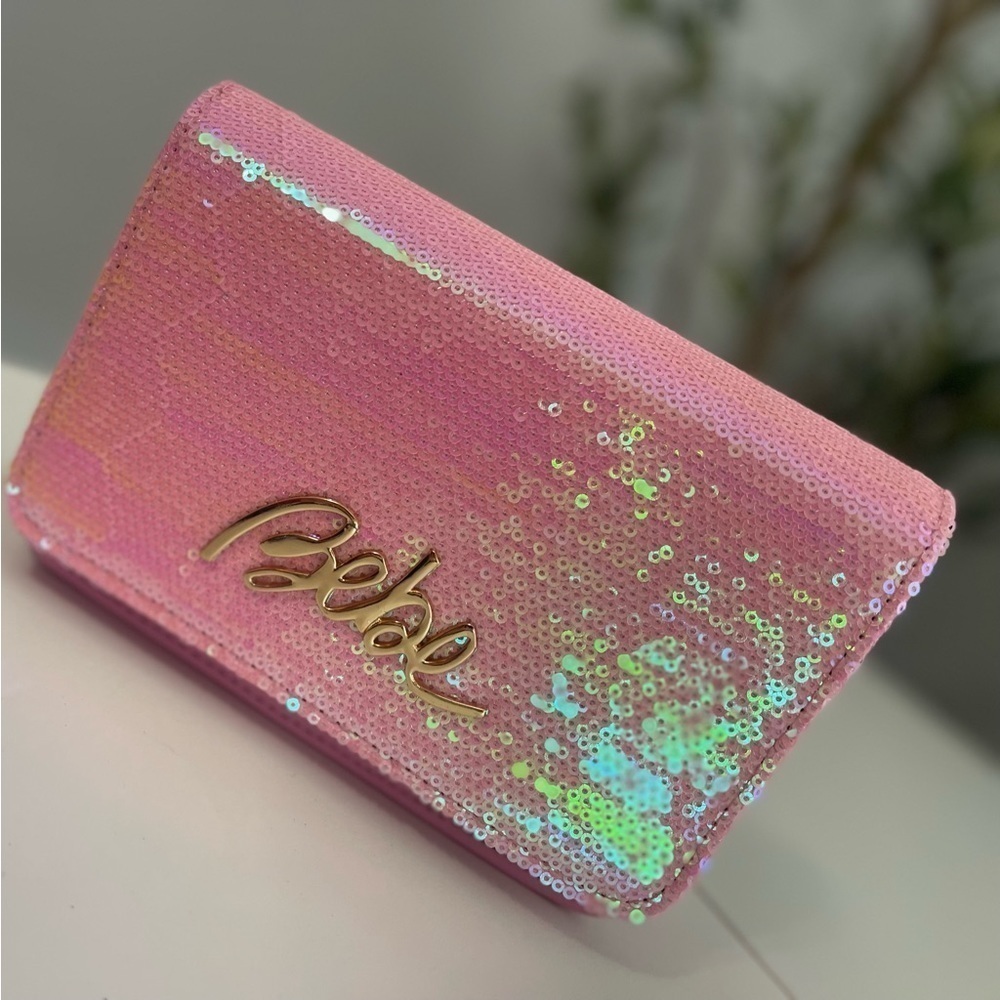 Pink sequin crossbody by Bebe - Picture 4 of 7